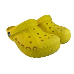 Crocs yellow clog Junior 2 Preowned